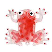 Новинка 6 см из бисера стресс мяч липкий Squeeze лягушки сжимая стресса игрушка 2024 - купить недорого