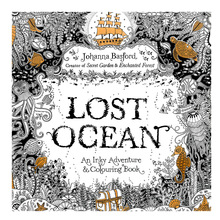 24 pages LOST OCEAN coloring book antistress for children adult relieve stress painting drawing secret garden colouring books 2024 - buy cheap