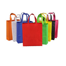Hot Sale Reusable Non Woven Shopping Bag Solid Color Foldable Grocery Convenient Tote Eco-friendly Storage Handbag 2024 - buy cheap