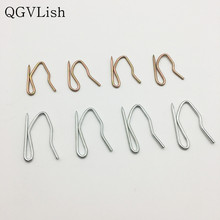 QGVLish Anti-rust Metal Shower Curtain Hooks DIY For Curtain Poles Eyelets Tracks Curtain Hanging Accessories Glider Pleat Hook 2024 - buy cheap