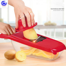 3 new design Multifunction vegetable cutter planer Mandoline Slicer Potato shredder slicing tools with StainlessSteel Blades 2024 - buy cheap