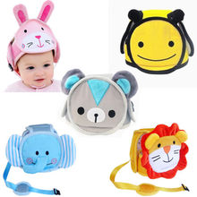 Gorro de seguridad para bebés y niños pequeños, casco de protección para la cabeza, sombrero para caminar y gatear, accesorios bonitos para niños y niñas, nueva oferta 2018 2024 - compra barato