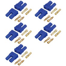 5 Sets Male Female RC EC2 2.0mm Lipo Battery Connector Gold Bullet Plug 2024 - buy cheap