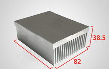 Алюминиевый радиатор с плотными зубьями алюминиевый профиль Высокая мощность алюминиевый радиатор ширина 82, высокая 38,5 длина может быть настроена 2024 - купить недорого