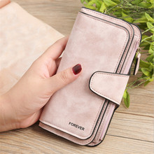 Brand Wallet Women Scrub Leather Lady Purses High Quality Ladies Clutch Wallet Long Female Wallet Carteira Feminina 2024 - buy cheap