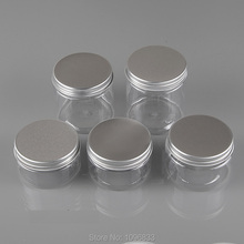 150G 200G 250G Plastic Pot with Aluminum Lid, Good Sealing Plastic Jar Cosmetic Cream Jar, Plastic Packing Container, 20pcs/Lot 2024 - buy cheap