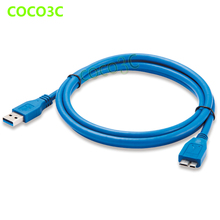 5ft USB 3,0 A папа к Micro B папа кабель для передачи данных 5Gbp/s USB3.0 внешний жесткий диск кабель для корпуса HDD 2024 - купить недорого