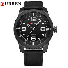 Curren  Watches Men Luxury Wristwatch Male Clock Casual Fashion Business sports Wrist Watch Quartz Leather relogio masculino8180 2024 - buy cheap