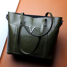 Top Quality Women's Genuine Leather Handbag 2018 High Quality Women Shoulder Bag Luxury Brand Bucket Bag Fashion Women' Handbags 2024 - buy cheap