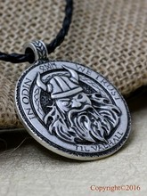 1pcs Norse Vikings Legendary The Vikings Odin's Amulet Pendant Necklace Viking Nordic Talisman Pendant Necklace 2024 - buy cheap