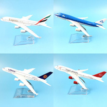 16CM   787 A380 747 777     AIRLINES METAL ALLOY MODEL PLANE AIRCRAFT TOY WHEELS  AIRPLANE BIRTHDAY GIFT COLLECTION DESK TOY 2024 - buy cheap