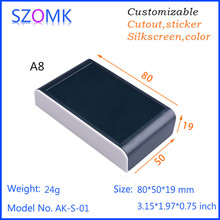 hot selling szomk plastic box enclosure electronics outlets junction box (20 pcs) 80*50*19mm diy enclosure small plastic box 2024 - buy cheap