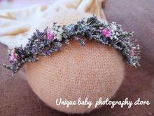 New newborn photography porps  headband  baby girl  flower hair band handmade flower decoration hair band 2024 - buy cheap