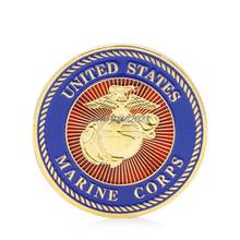 coin Gold Plated U.S. Marine Corps Core Challenge Commemorative Coin Collectible Gift 2024 - buy cheap
