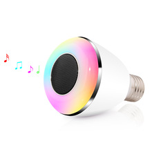 Newest Phone App Bluetooth 4.0 Control Smart Audio Music Speaker E27 RGB LED Light Bulb free shipping 2024 - buy cheap