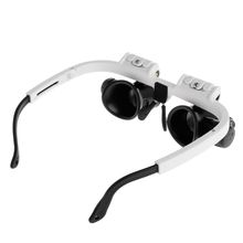 Headband Magnifier with LED Light Head Mounted Magnifying Glasses 8X 23X 2024 - buy cheap