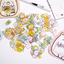 50PCS/PACK Kawaii Cute Bear Cat Sticker Marker Planner Book DIY Diary Stationery PVC Stickers Scrapbooking sl1167 2024 - buy cheap