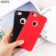 Thin Silicone Soft Phone Case for iPhone 11 12 mini Pro Max X XS XR iPhone 6S 6 5 5S SE 8 7 Plus 8Plus Candy Color Cover Casing 2024 - buy cheap