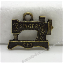 80pcs Vintage Charms Sewing Machine Pendant Antique bronze Zinc Alloy Fit Bracelet Necklace DIY Metal Jewelry Findings 2024 - buy cheap