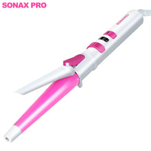 SONAX PRO Automatic Curling Iron Wand Wave Cone Hair Curler Ceramic Magic Hair Curl Stick Fast Heating Adjustable Temperature 2024 - buy cheap