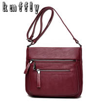 KMFFLY 2020 New Fashion Women Bag High Quality Leather Shoulder Bags Luxury Brand Women Messenger Bags Ladies Handbags 2024 - buy cheap