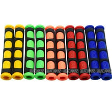 Colorful Rubber Motorcycle Handle Bar Grips Universal Motorcycle Accessories Non-slip Motorbike Scooter Brake Handlebar Grip 2024 - buy cheap