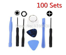 100Sets/Lot(800pieces) 8in1 Screwdriver Repair Opening Pry Tool Kit Set for phone 2024 - buy cheap