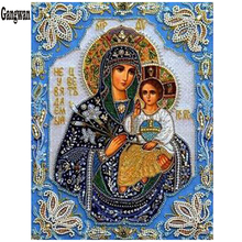 Diamond Painting Virgin Mary kids Christian Religion Jesus Christ DIY 3D Diamond Embroidery Maternal Love Child Religious decor 2024 - buy cheap