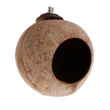 Parrot Nest Natural Coconut Shell House Cage Feeder Parakeet Birds Squirrel Hamster Toys Pet Breed Decoration Supplies Pendant 2024 - buy cheap