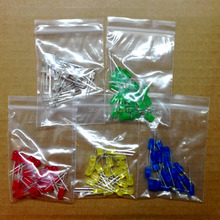 200pcs 3mm 5mm LED Red Yellow Green Blue White Round led diode Mixed Color kit 2024 - buy cheap