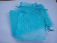 10*15cm 100pcs Sky Blue Gift Bags For Jewelry/wedding/christmas/birthday Yarn Bag With Handles Packaging Organza Bags 2024 - buy cheap