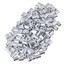 5mm x 4mm Silver Model M1 Wire Rope Oval Aluminum Clip Ferrule Sleeves Pack of 500 2024 - buy cheap