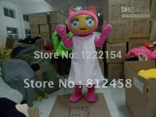 Hot selling Foam Adult cute Pink Lady Cat Mascot Costumes Halloween Costume Fancy Dress Suit 2024 - buy cheap