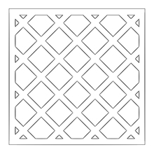 Grand Trellis Stencil for DIY Scrapbooking Decorative Embossing Paper Card Making Crafts Plastic Template Drawing Sheet 6x6inch 2024 - buy cheap