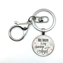 Mom, my mother is my guardian angel Keychain, commemorating charm, in memory, losing mother, angel Keychain 2024 - buy cheap