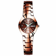 Rose Gold Women Watches Fine stainless steel Bracelet Dress Ladies watch Little Girl Clock Date Week Waterproof Womens Relogio M 2024 - buy cheap