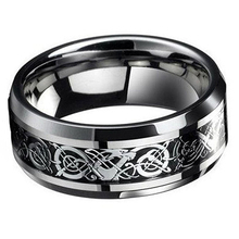 Bluelans-anillo de acero para hombre y mujer, Punk, Dragon, titanio, joyería para boda 2024 - compra barato