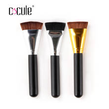 1PC Professional Flat Contour Foundation Blush Brush Face Makeup Big Powder Brushes Synthetic Hair Cosmetic Tools 2024 - buy cheap
