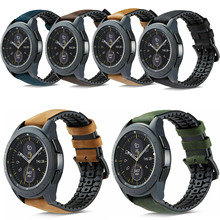 Correa para Huawei Watch GT, pulsera de cuero de silicona para Samsung Galaxy Watch, de 20mm, 22mm, 46mm, 42mm, Gear S3 S2 2024 - compra barato