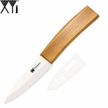 NEW XYJ Brand Kitchen Knife Single Product 3 Inch Fruit Ceramic Knife With Bamboo Curved Handle 100% Brand New Kitchen Tool 2024 - buy cheap