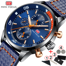reloj hombre 2019 Mini Focus Quartz Fashion Mens Watches Top Brand Luxury Leather Men's Wrist Watch Chronograph Male watch 2019 2024 - buy cheap