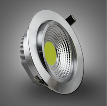 20W Sliver Shell Dimmable COB LED Downlight AC110-240V high quality COB LED Ceiling Spot light CE RoHS Free shipping 2024 - buy cheap