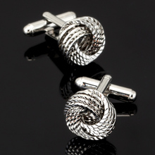 Free shipping, high quality new fashion Silvery Cufflinks senior designer exclusive design of men's wedding shirt buttons 2024 - buy cheap