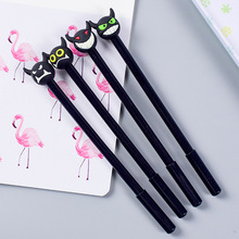 100 Pcs Korea creative neutral pen cute cartoon little Demon neutral pen black signature Pen pen student prizes 2024 - buy cheap