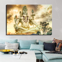 Lord Shiva плакаты и принты классические индуистские боги индуизм настенные художественные картины для гостиной спальни украшение холст живопись 2024 - купить недорого