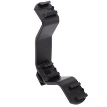 Black Triple Hot Shoe V Mount Bracket for Video Lights miniphones or Monitors on Cameras and Camcorders 2024 - buy cheap