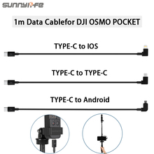 Cable de TYPE-C de 1M a Android IOS, Cable de conversión de datos para DJI OSMO POCKET 2, accesorios de cardán 2024 - compra barato