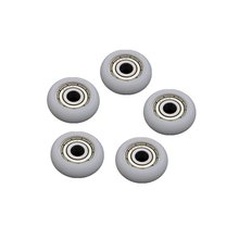 5*21.5*7mm Plastic Coated Pulley Tire Wheel Arc Ball Bearing 625ZZ for Kossel 3D Printer 2024 - buy cheap