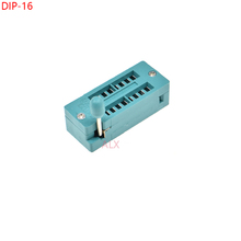 Adaptador de teste chip dip 16 p, 2 peças, verde di16 pinos dip-16 16 pinos conectores 2.54mm passo para pcb 2024 - compre barato