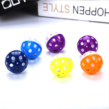 Cat Plastic Toy Hollow Within Bell Toys Multi Color Resistance To Bite Cat Pursue Ball Eco-friendly Toy 2024 - buy cheap